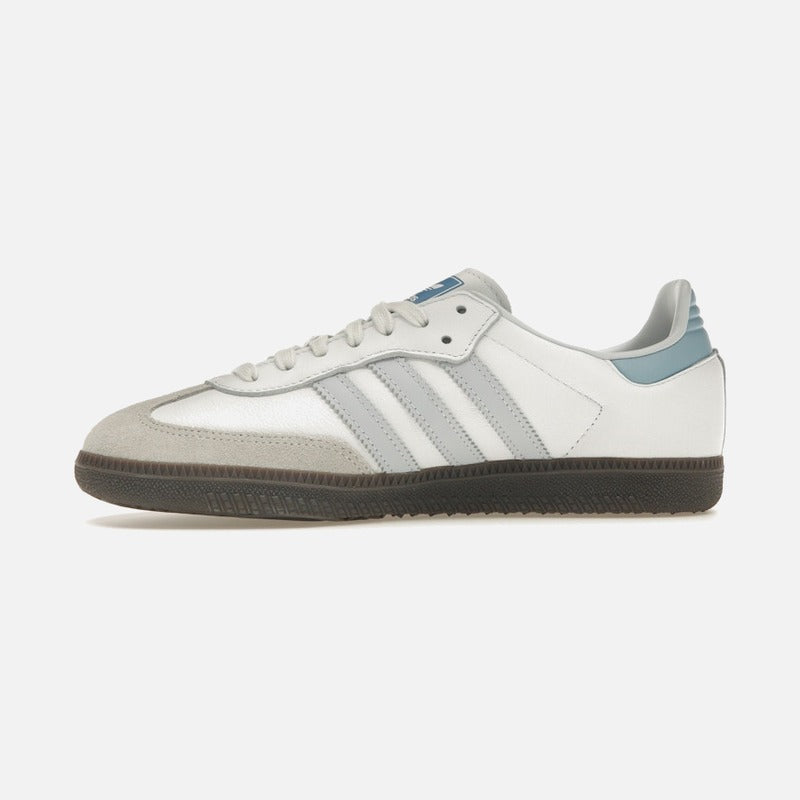 adidas samba og white halo blue