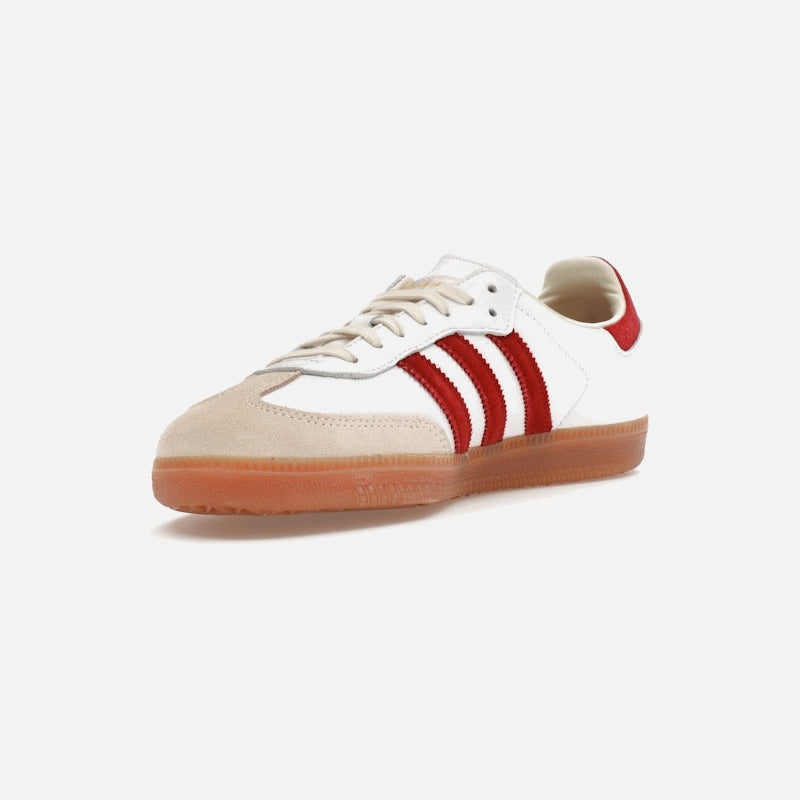 adidas samba sporty & rich white collegiate burgundy
