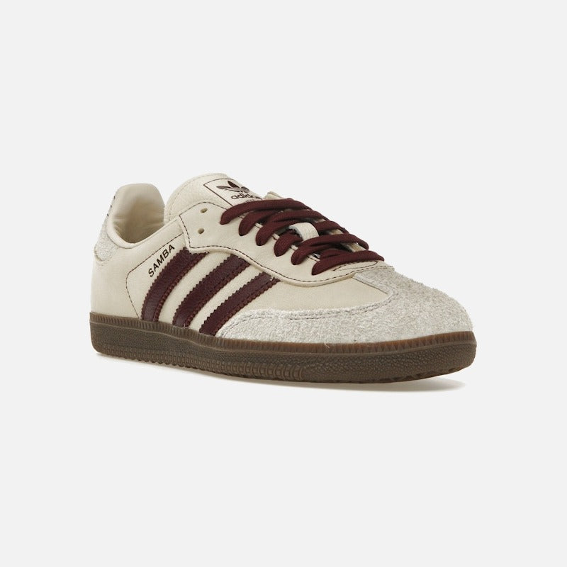 Adidas Samba Og Wonder White Maroon