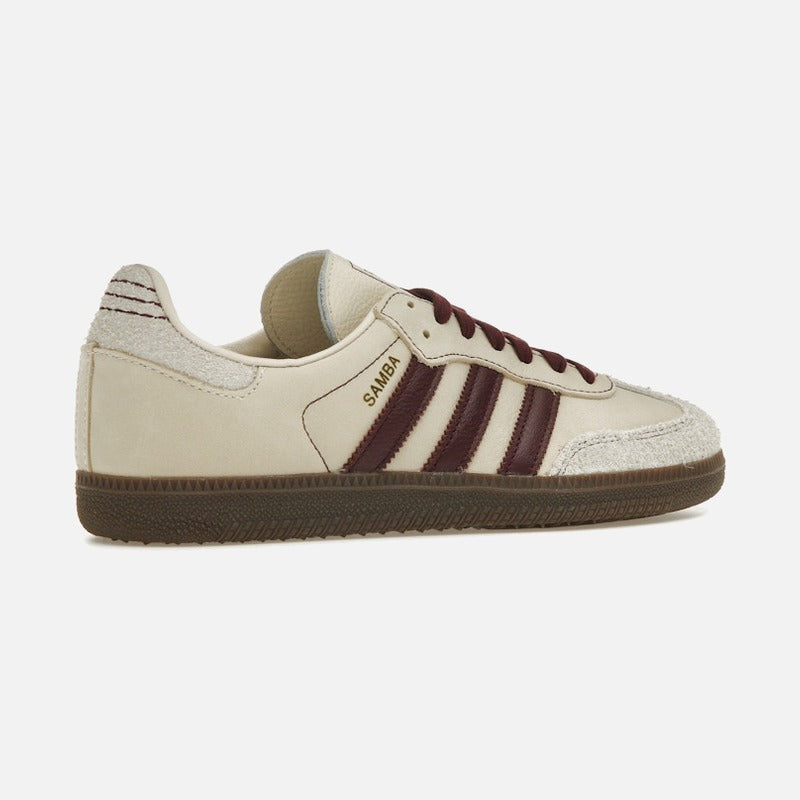 Adidas Samba Og Wonder White Maroon