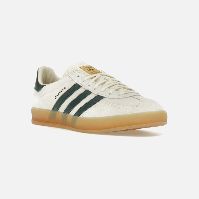 Adidas Gazelle Indoor Cream White Collegiate Green Gum