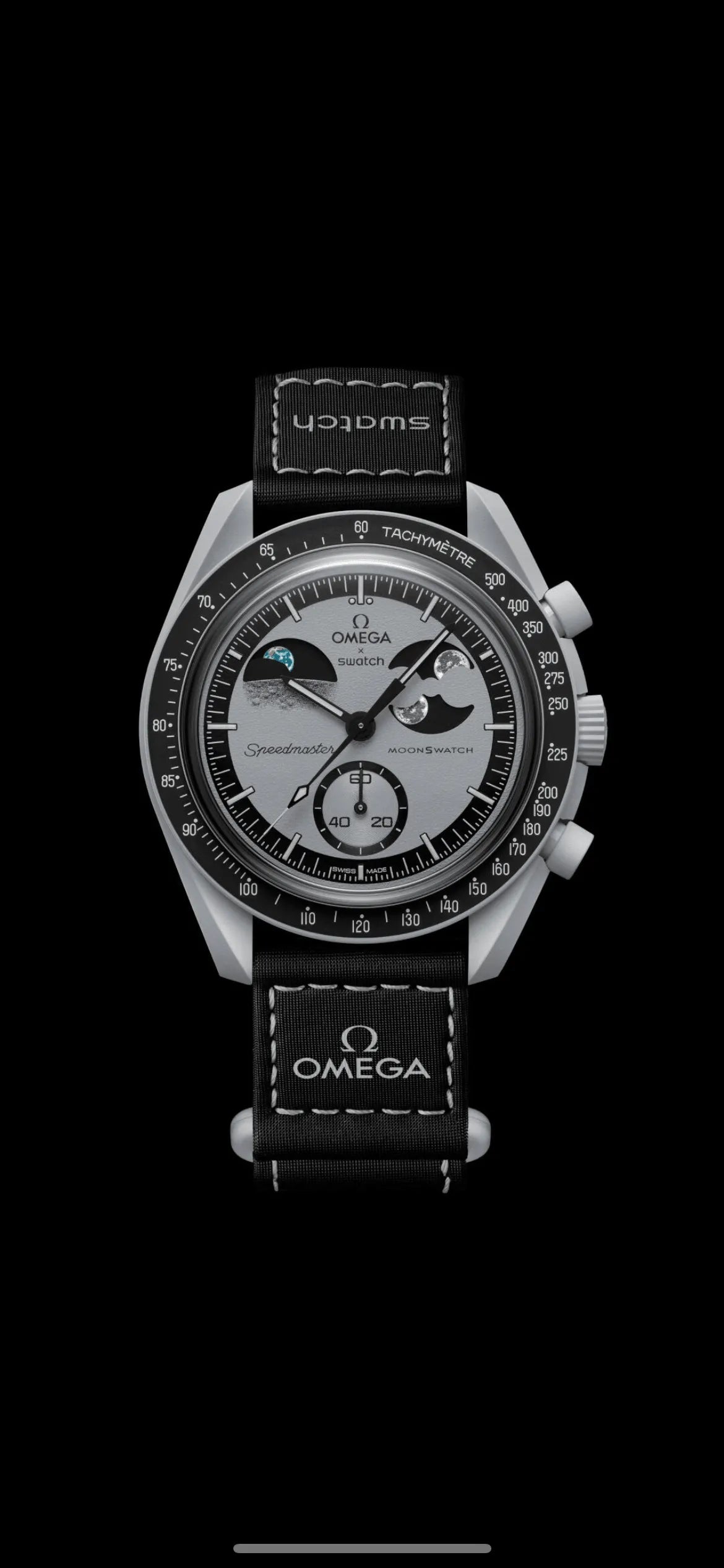 Swatch X Omega Bioceramic Moonswatch Mission To Earthphase - Belfagorsneakers