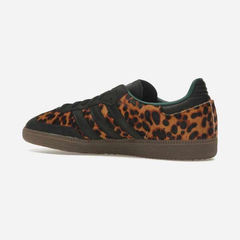 Adidas Samba Og Black Green Leopard (Women's)