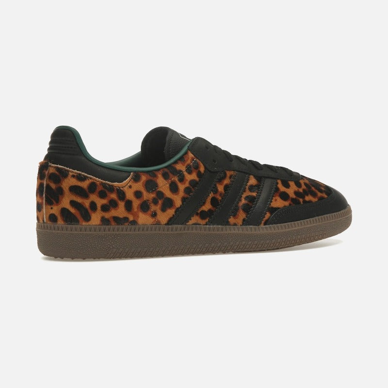 Adidas Samba Og Black Green Leopard (Women's)