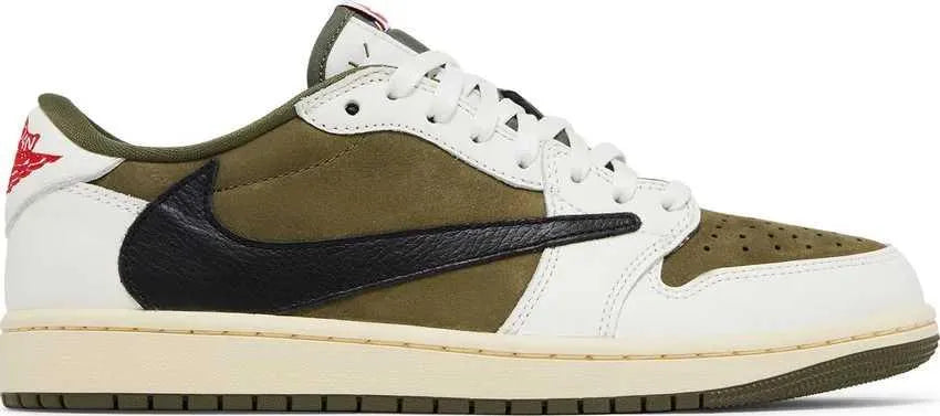Jordan 1 Retro Low Og Sp Travis Scott Medium Olive, sneakers,DM7866-200, Air Jordan 1 Low, 1, 197599883227,