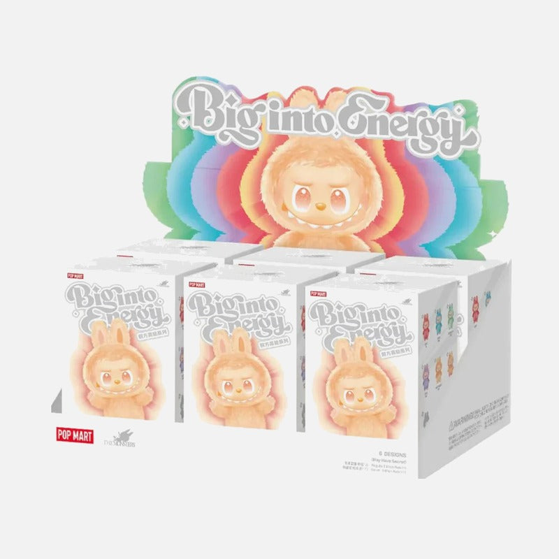 Labubu Big Into Energy Series Vinyl Plush Pendant Sealed Case (6 Blind Boxes)