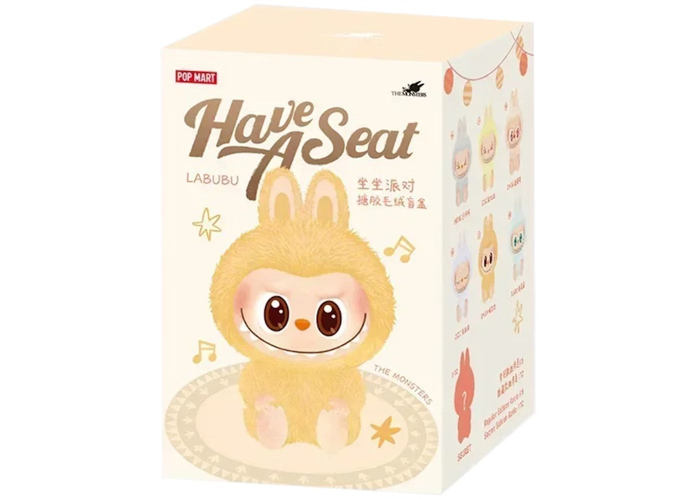 Pop Mart Labubu The Monsters Have A Seat Vinyl Plush Sealed Case (1 Blind Boxes), collectibles,, Pop Mart, 1, ,