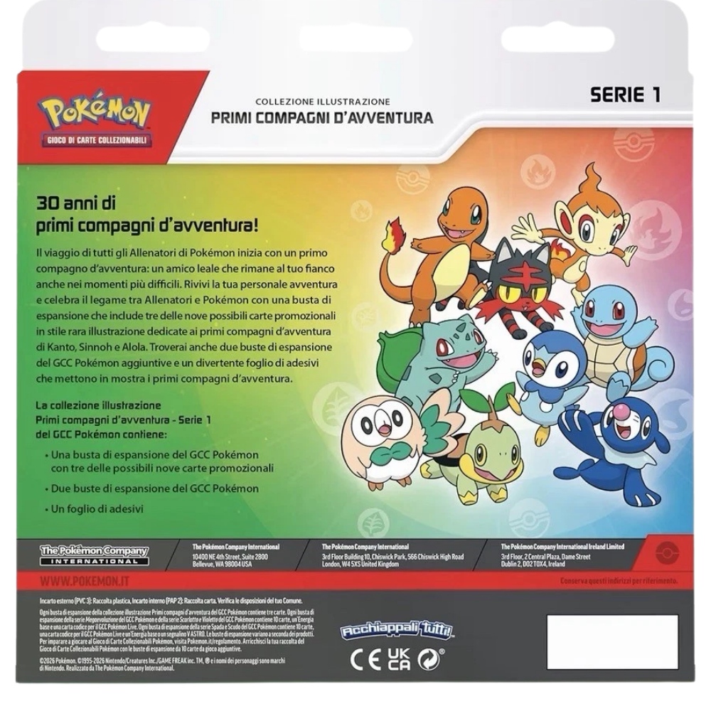 Pokémon First Partner Illustration Collection Series 1 - ITA / ENG