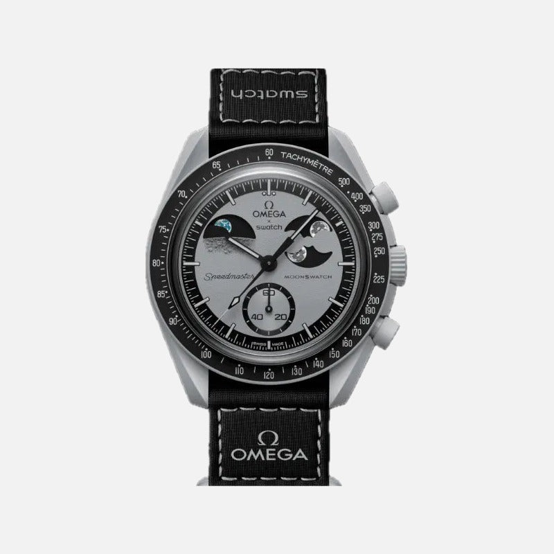 Swatch X Omega Bioceramic Moonswatch Mission To Earthphase