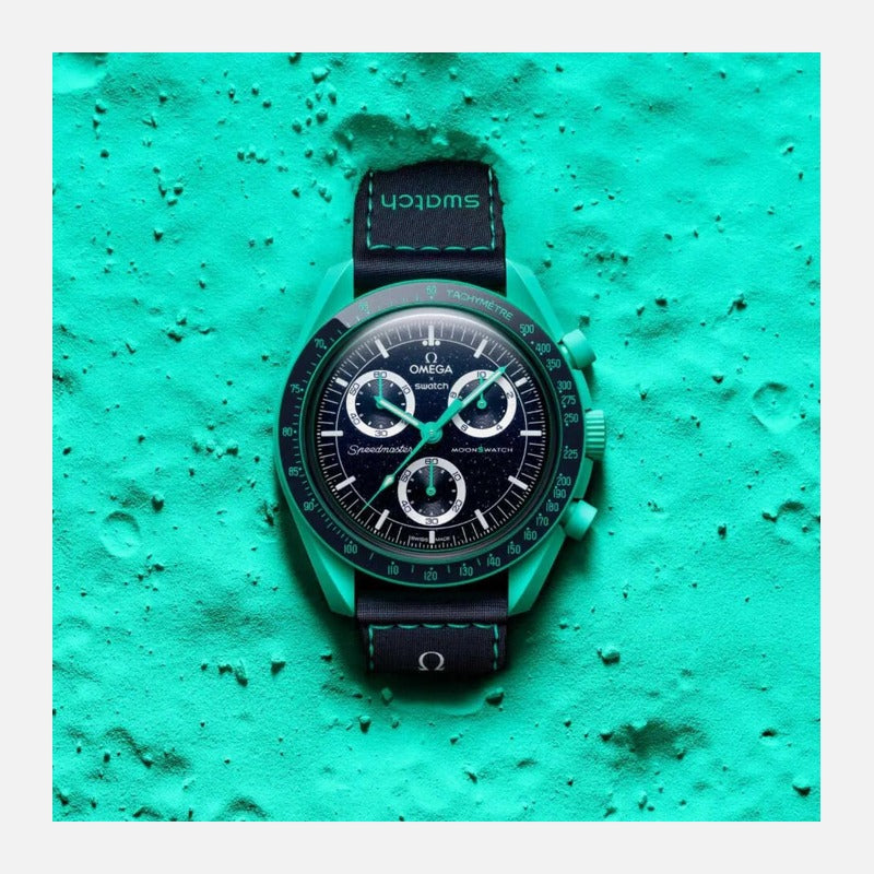 Swatch X Omega Bioceramic Moonswatch Mission On Earth - Polar Lights