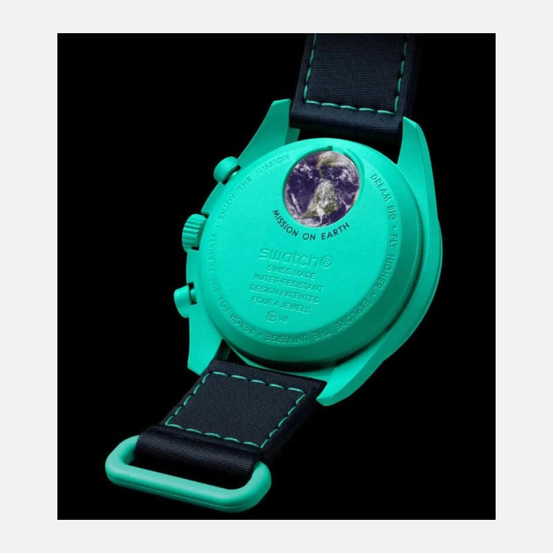 Swatch X Omega Bioceramic Moonswatch Mission On Earth - Polar Lights