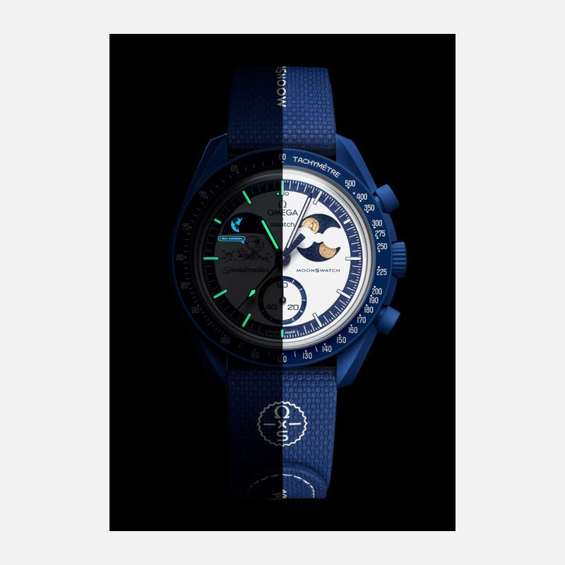 Swatch x Omega Mission To Earthphase Moonshine Snoopy Gold (Hunters Moon)