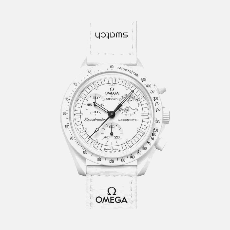 Swatch X Omega Bioceramic Moonswatch Mission To Moonphase Snoopy