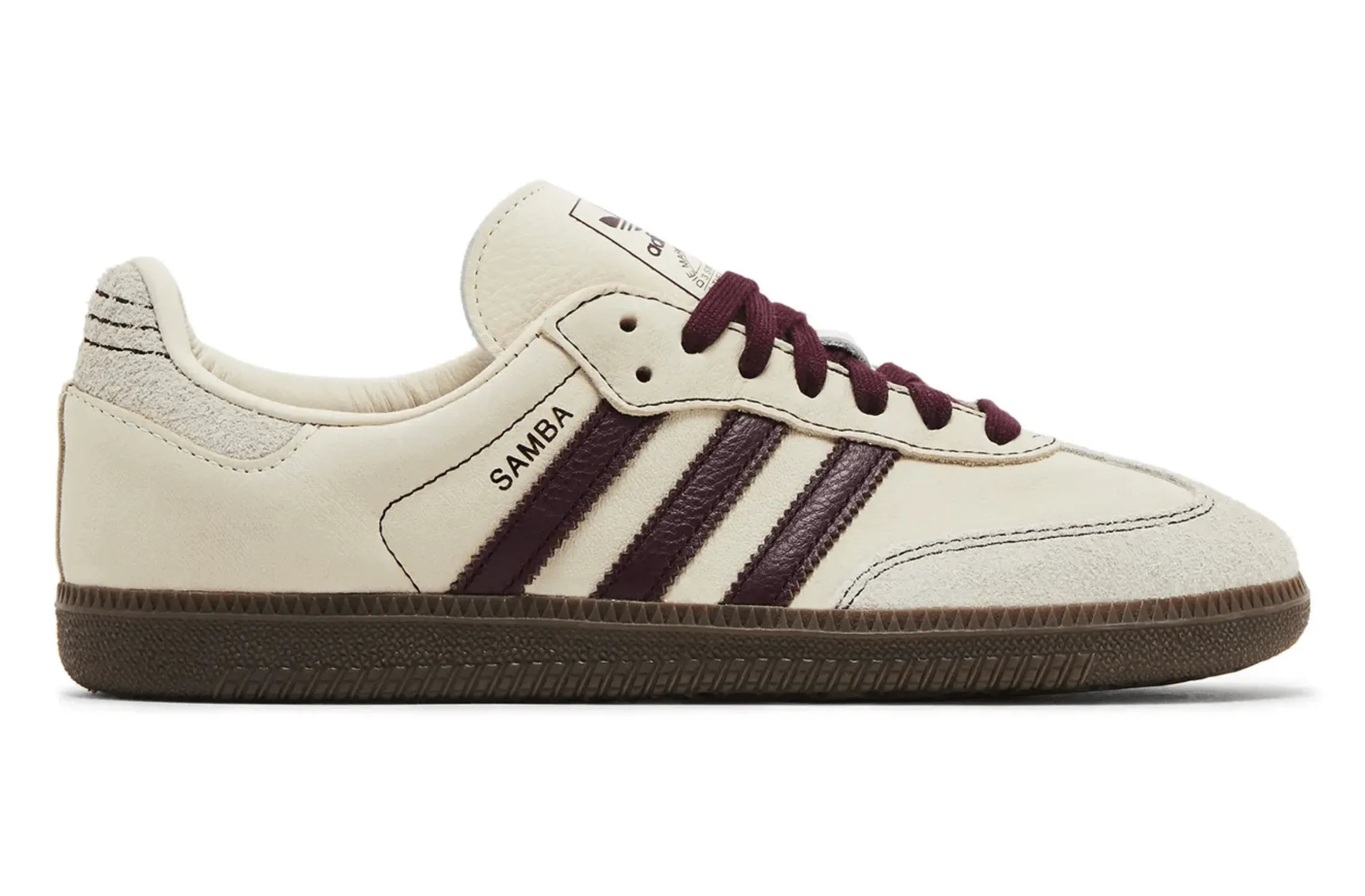Adidas Samba Og Wonder White Maroon, sneakers,IG1987, Adidas Samba, 1, 196478414095,