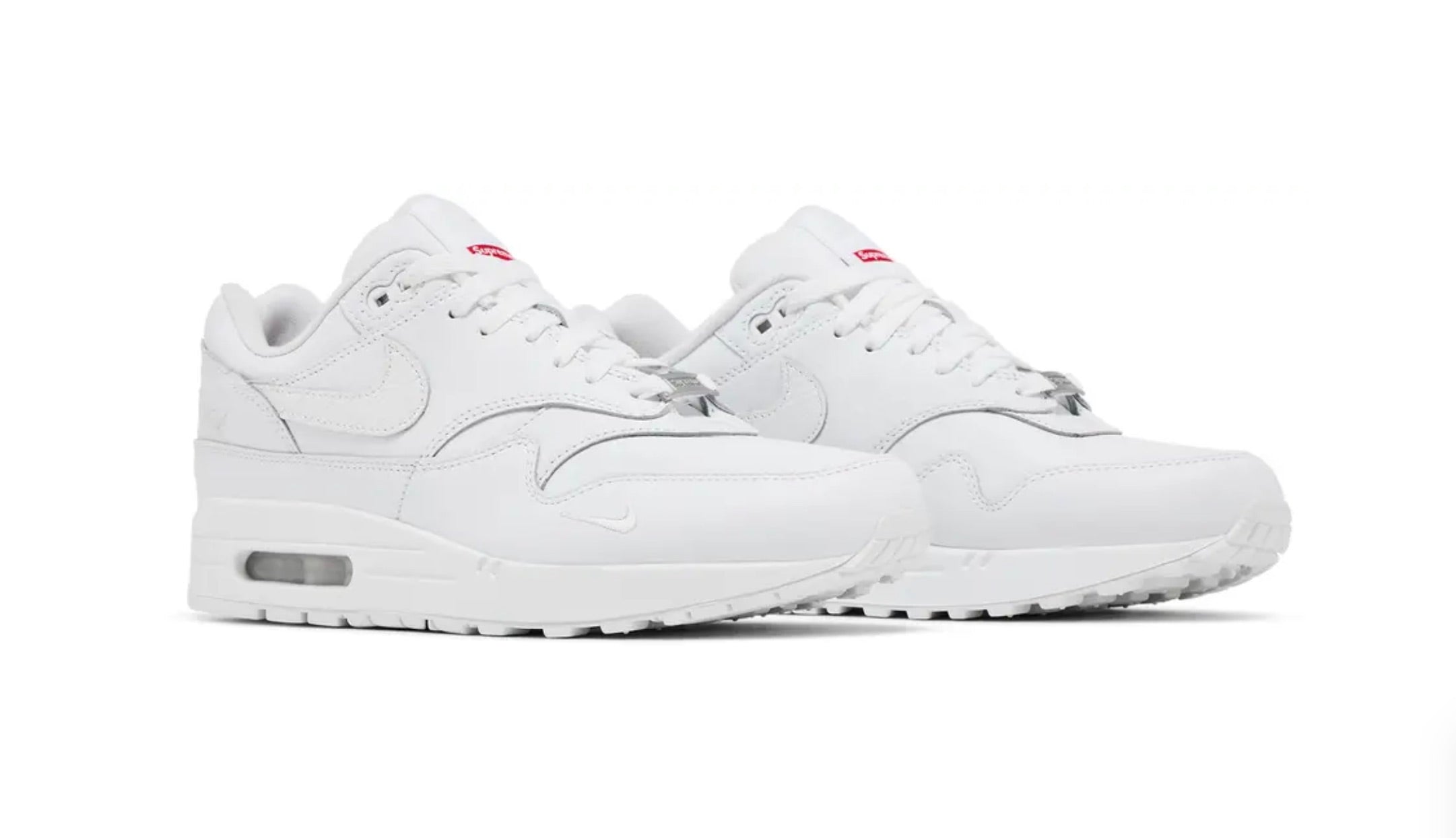 Nike Air Max 1 '87 Sp Supreme Triple White, sneakers,, Nike Air Max 1, 4, ,