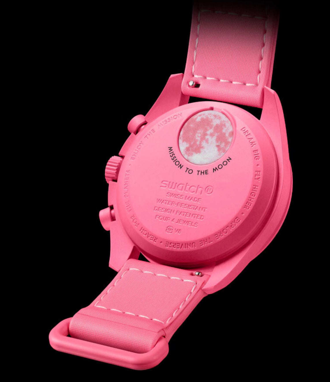 Swatch X Omega Bioceramic Moonswatch Mission To The Pink Moon SO33P700, watches,, Swatch X Omega, 3, ,