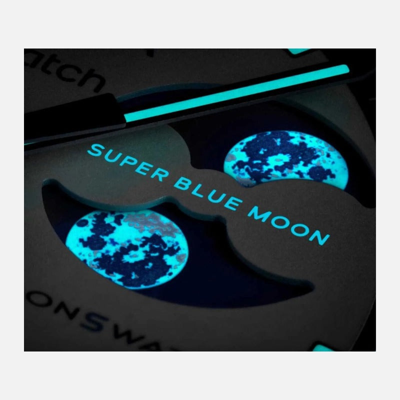 Swatch X Omega Bioceramic Moonswatch Mission To The Super Blue Moonphase