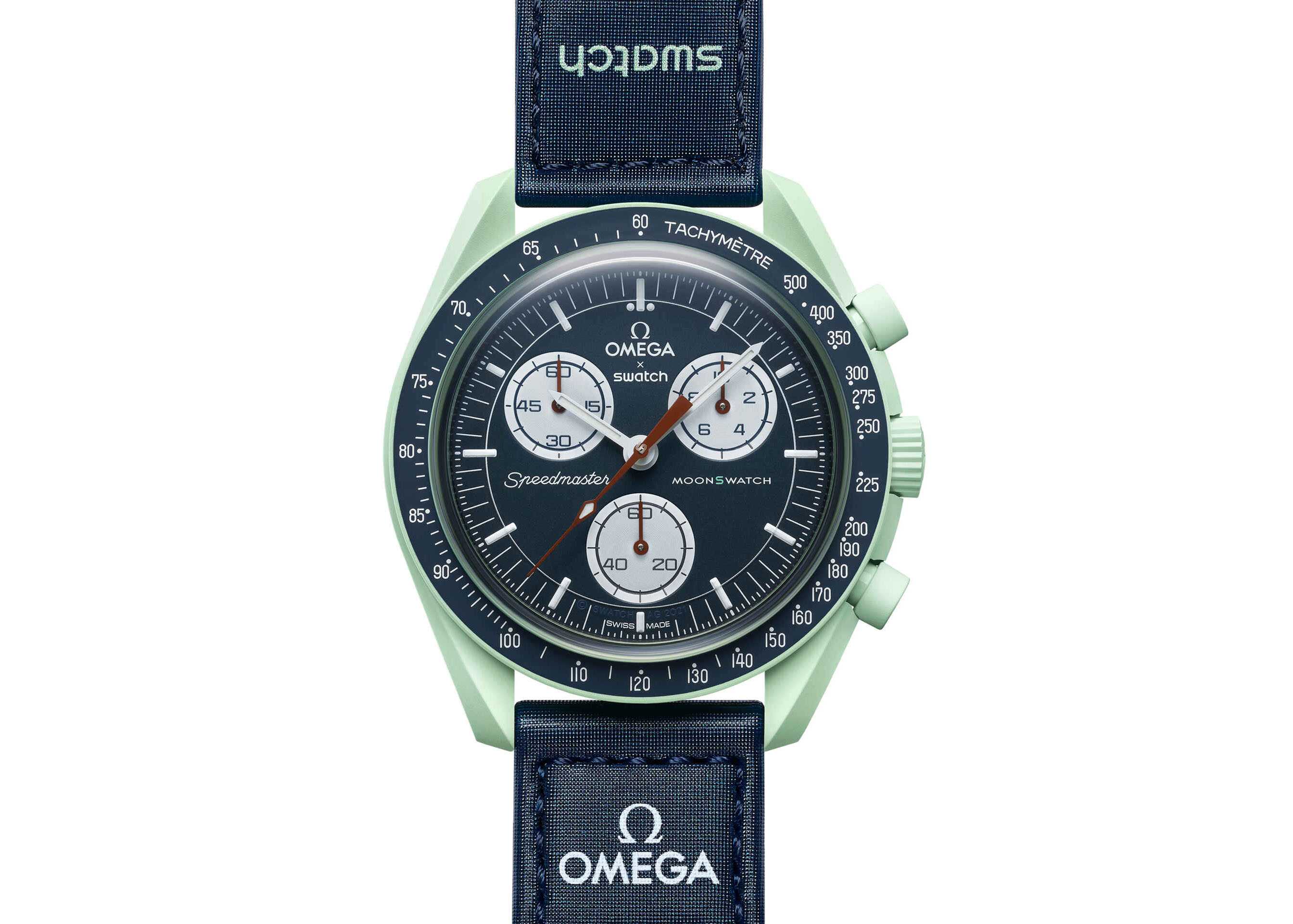 swatch x omega bioceramic moonswatch mission to earth so33g100 –  Belfagorsneakers