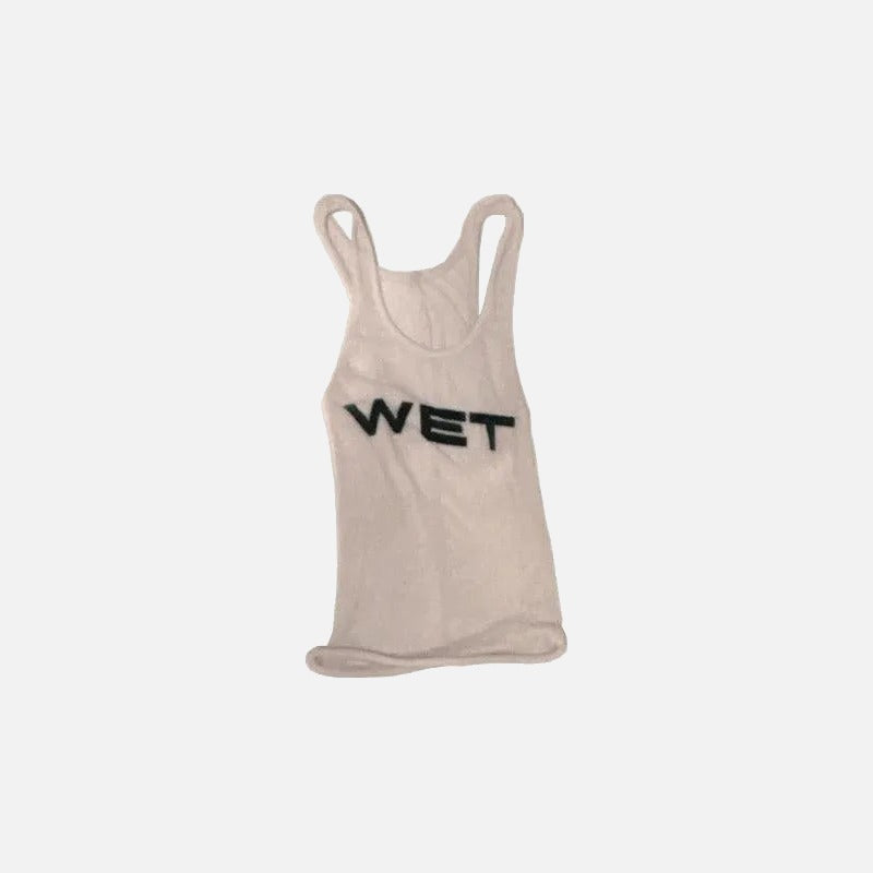 Yeezy X Mowalola Wet Tank White