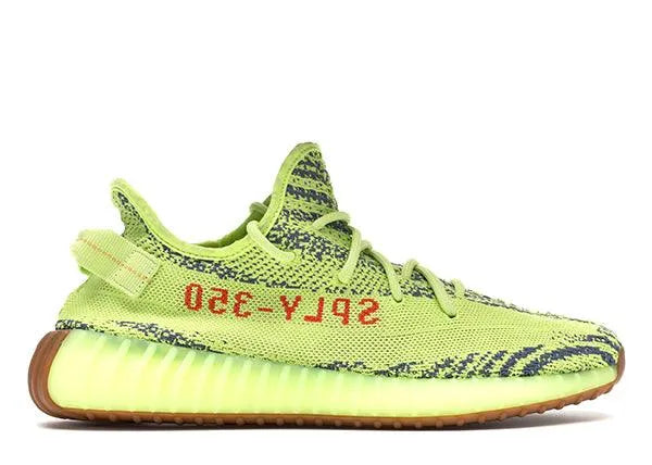 Adidas Yeezy Boost 350 V2 Semi Frozen Yellow (Yebra), sneakers,B37572, Yeezy 350, 1, 191040406263,