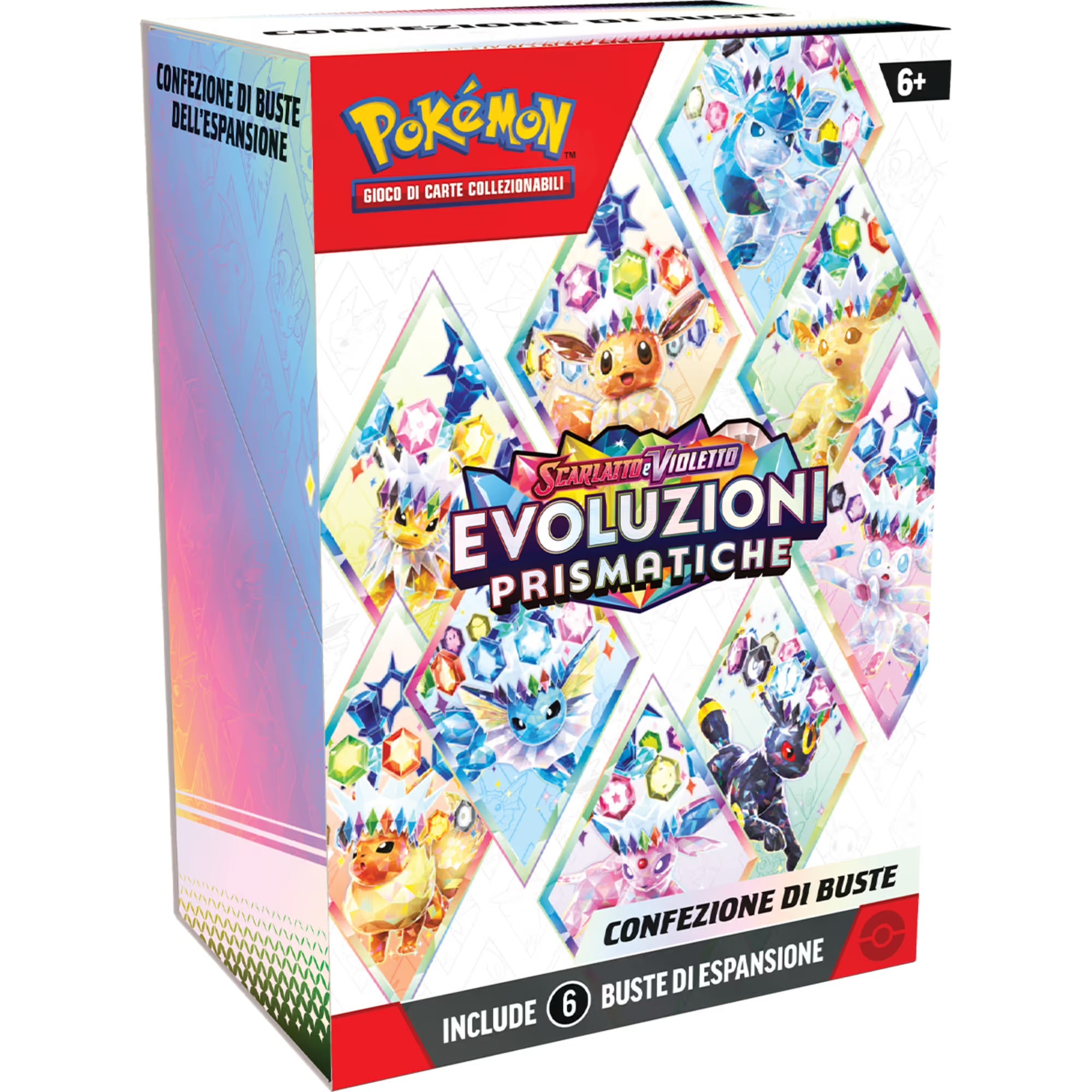 Pokémon Evoluzioni Prismatiche - Bundle da 6 Buste (ITA), collectibles,EVOLUZIONI BOOSTERx6, Pokemon, 1, ,