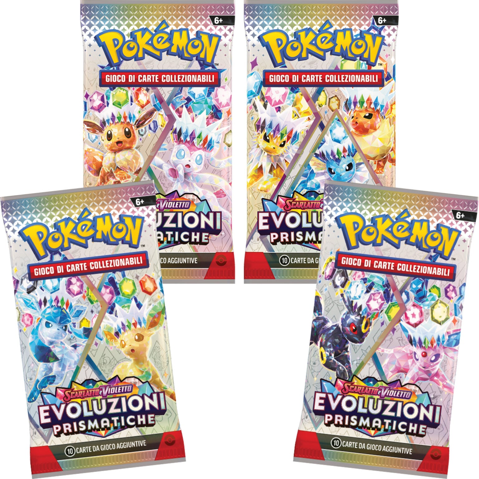 Pokémon Evoluzioni Prismatiche - Bundle da 6 Buste (ITA), collectibles,, Pokemon, 4, ,