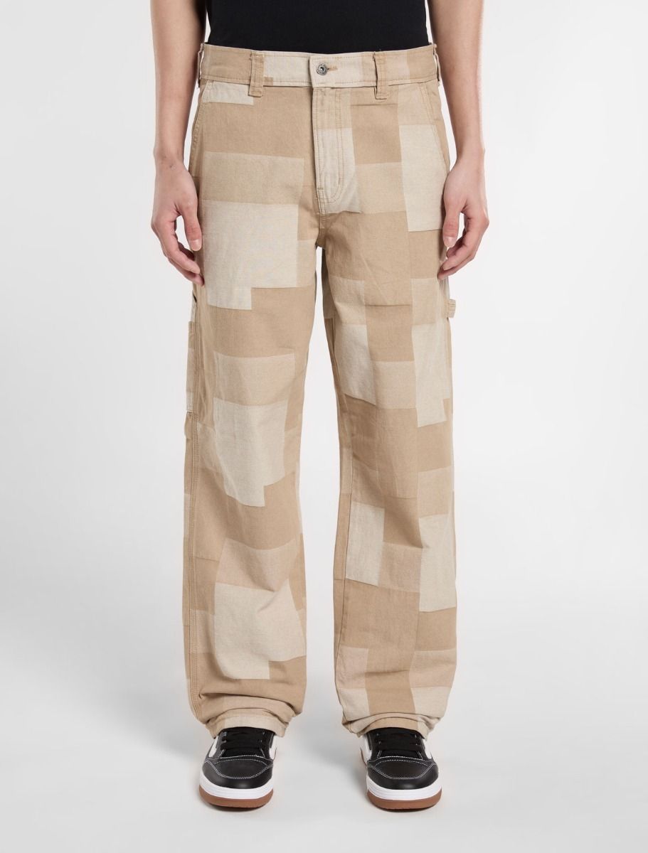PANTALONE DICKIES JACQUARD CARPENTER PANT DESERT, streetwear,DK0A4Z7G0DS1, Dickies, 1, 196011942085,