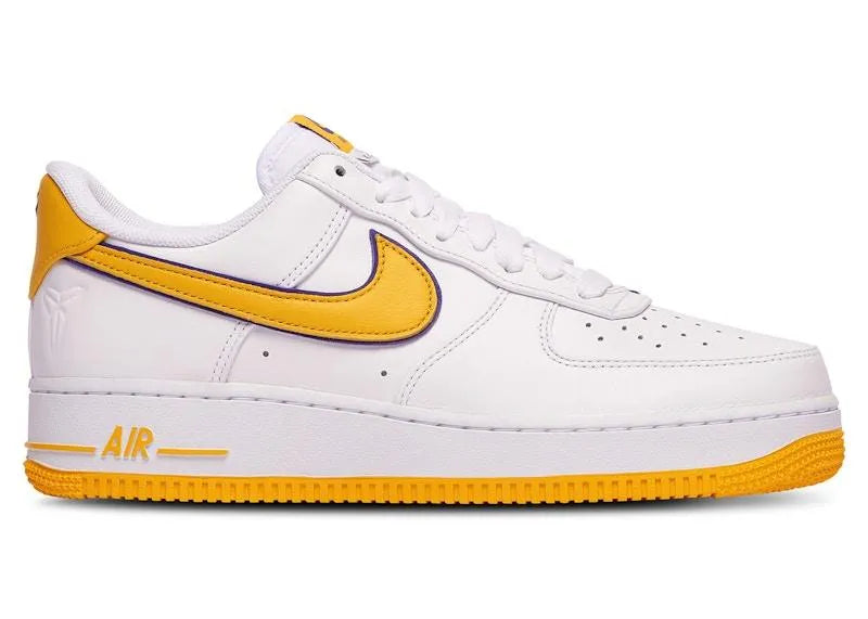 Nike Air Force 1 Low Retro Qs Kobe Bryant Lakers Home, sneakers,FZ1151-100, Nike Air Force, 1, 197593635242,
