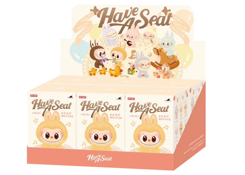 Pop Mart Labubu The Monsters Have A Seat Vinyl Plush Sealed Case (6 Blind Boxes), collectibles,6BB, Pop Mart, 1, ,