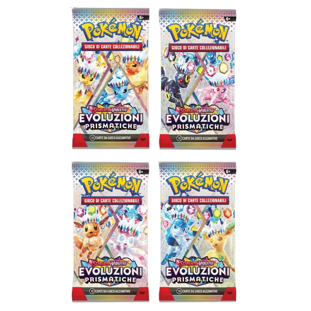 Pokémon Evoluzioni Prismatiche Bustina 10 Carte Scarlatto & Violetto ITA
