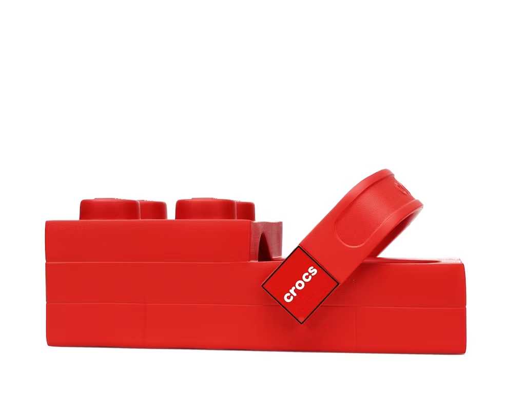 Crocs Brick Clog LEGO Red