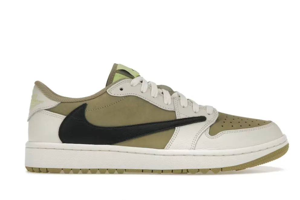 jordan 1 retro low golf travis scott neutral olive, sneakers,FZ3124-200, Air Jordan 1 Low, 1, 196974506881,