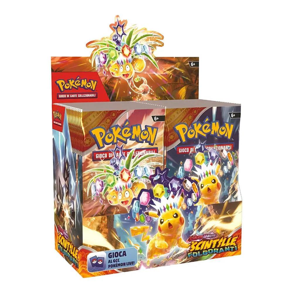 Scintille Folgoranti Booster Box 36 Buste - Pokémon TCG Scarlatto e Violetto - ITA, collectibles,, Pokemon, 1, ,