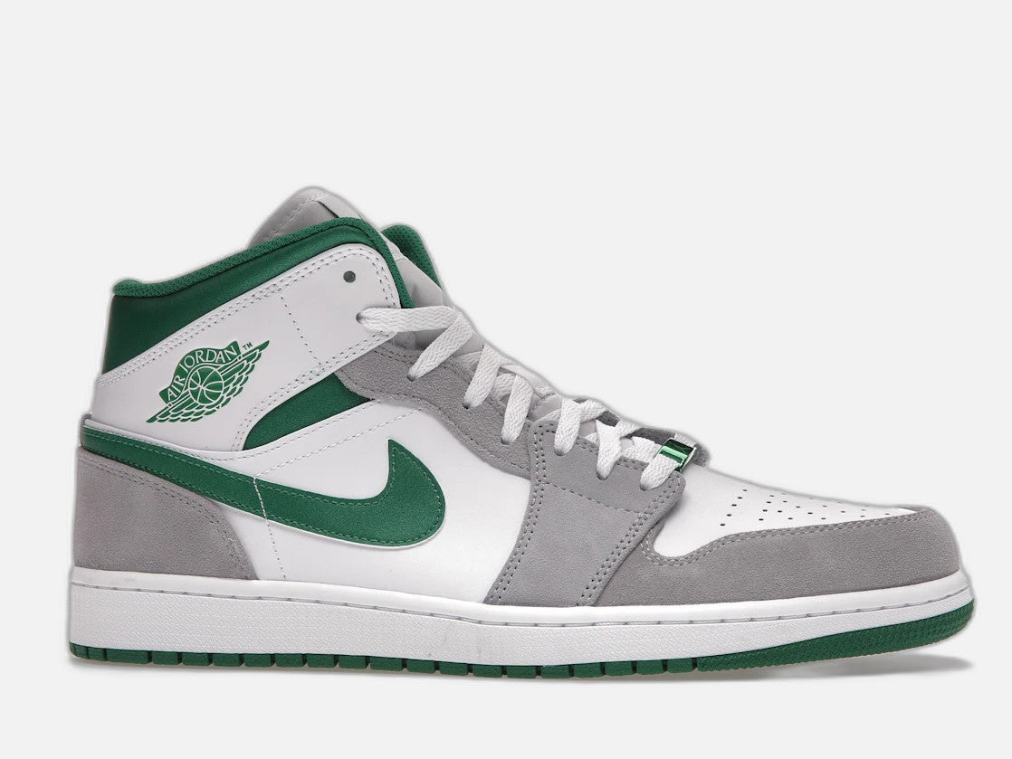 Jordan 1 mid grey green