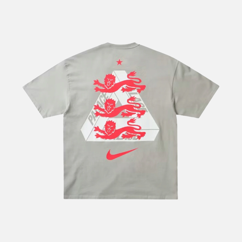 Palace x Nike England T-shirt Pewter Grey
