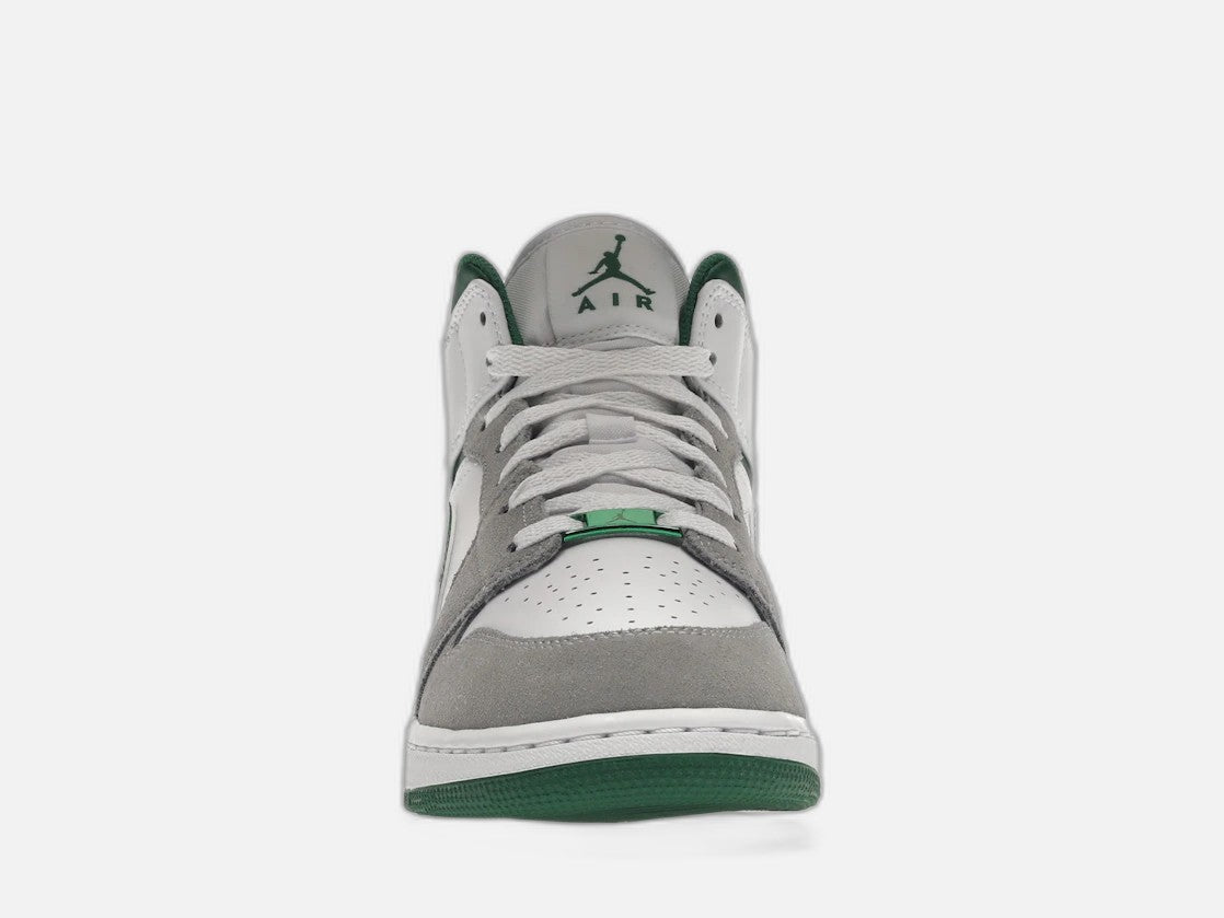 jordan 1 mid se white pine green smoke grey (gs)