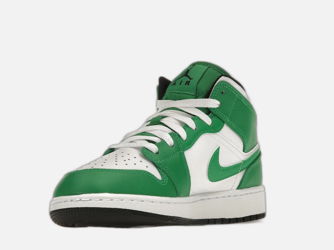 jordan 1 mid lucky green (gs)