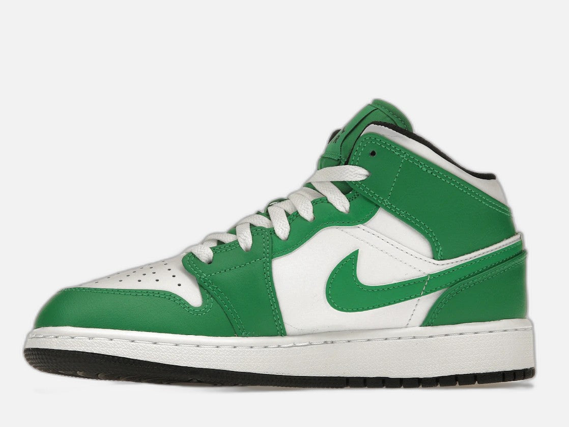 jordan 1 mid lucky green (gs)