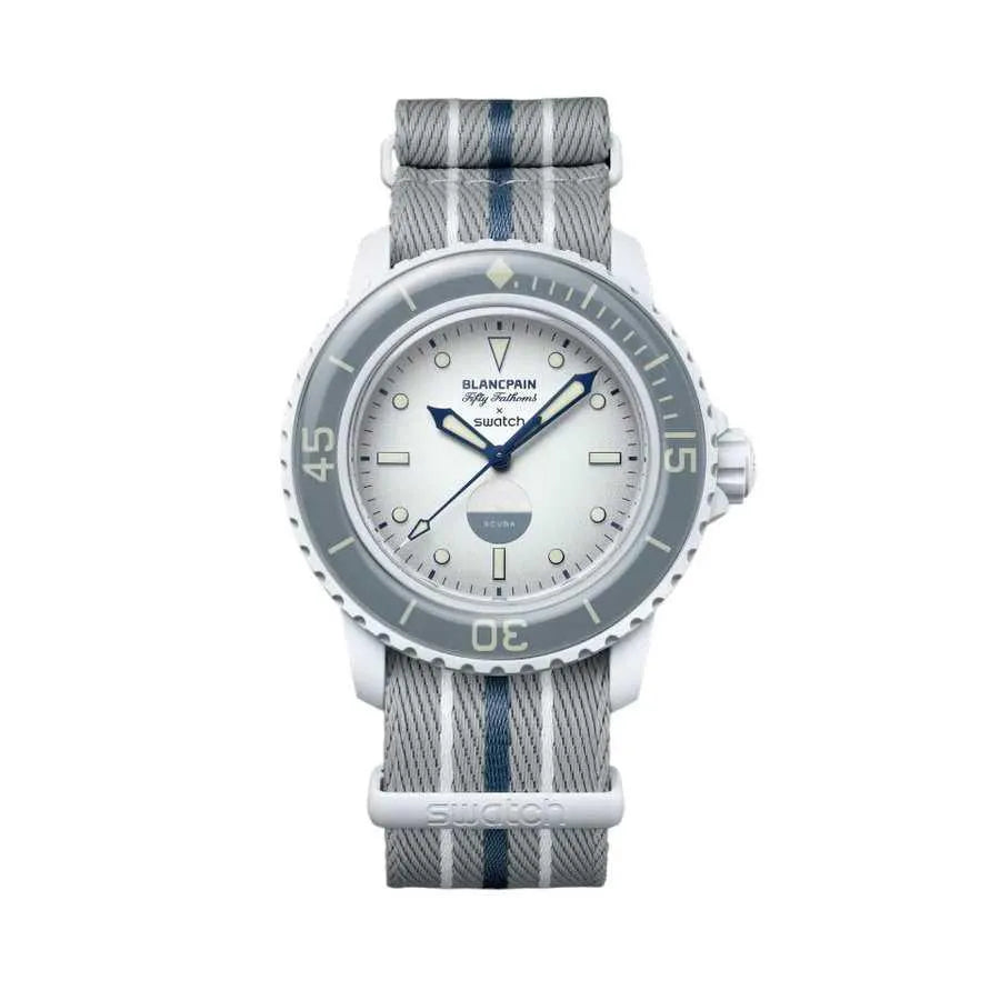 blancpain x swatch scuba fifty fathoms antarctic ocean so35s100