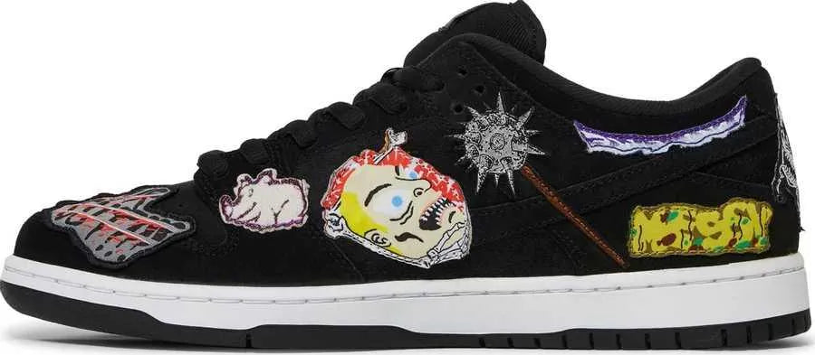 nike sb dunk low pro qs neckface, sneakers,, Nike Dunk Low SB, 2, ,