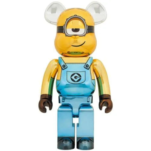 BEARBRICK 1000% MINIONS STUART CHROME VERSION, collectibles,4530956607221, Bearbrick, 1, ,