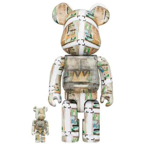 BEARBRICK 100% 400% JEAN-MICHEL BASQUIAT KING PLEASURE, collectibles,4530956605418, Bearbrick, 1, ,