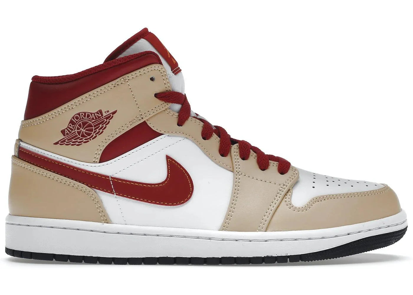 jordan 1 mid light curry cardinal, sneakers,554724-201, Air Jordan 1 Mid, 1, 195866401686,