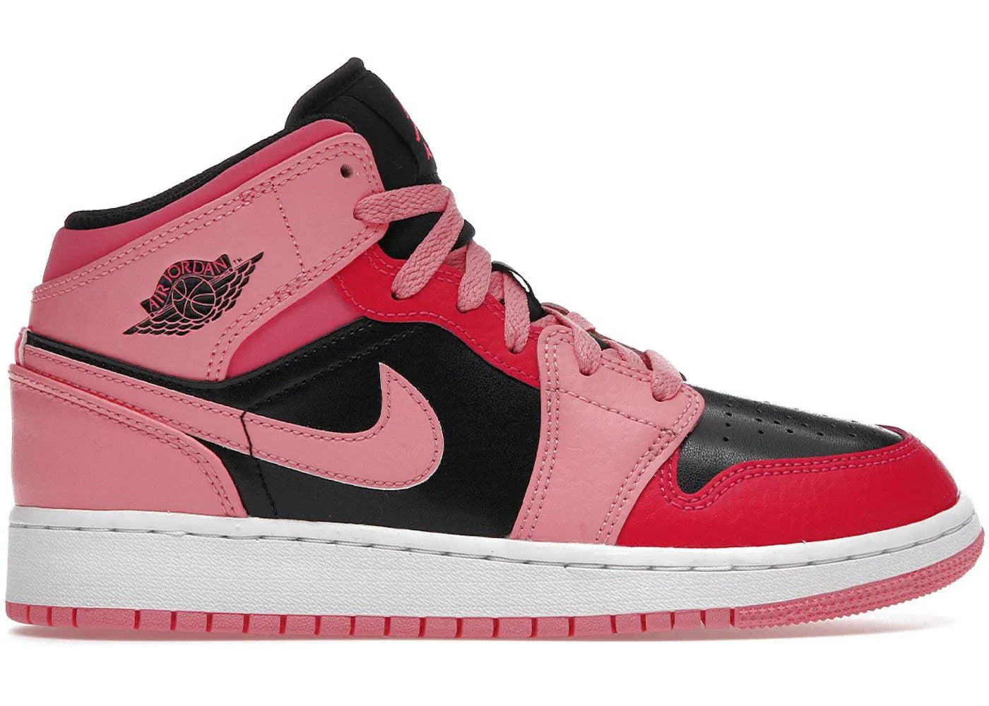 jordan 1 mid coral chalk (gs), sneakers,554725-662, Air Jordan 1 Mid, 1, 195242856130,