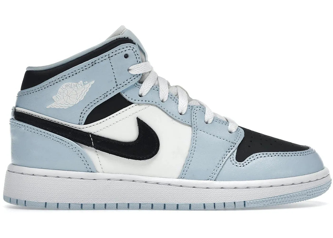 jordan 1 mid ice blue (gs), sneakers,555112-401, Air Jordan 1 Mid, 1, 196151903618,