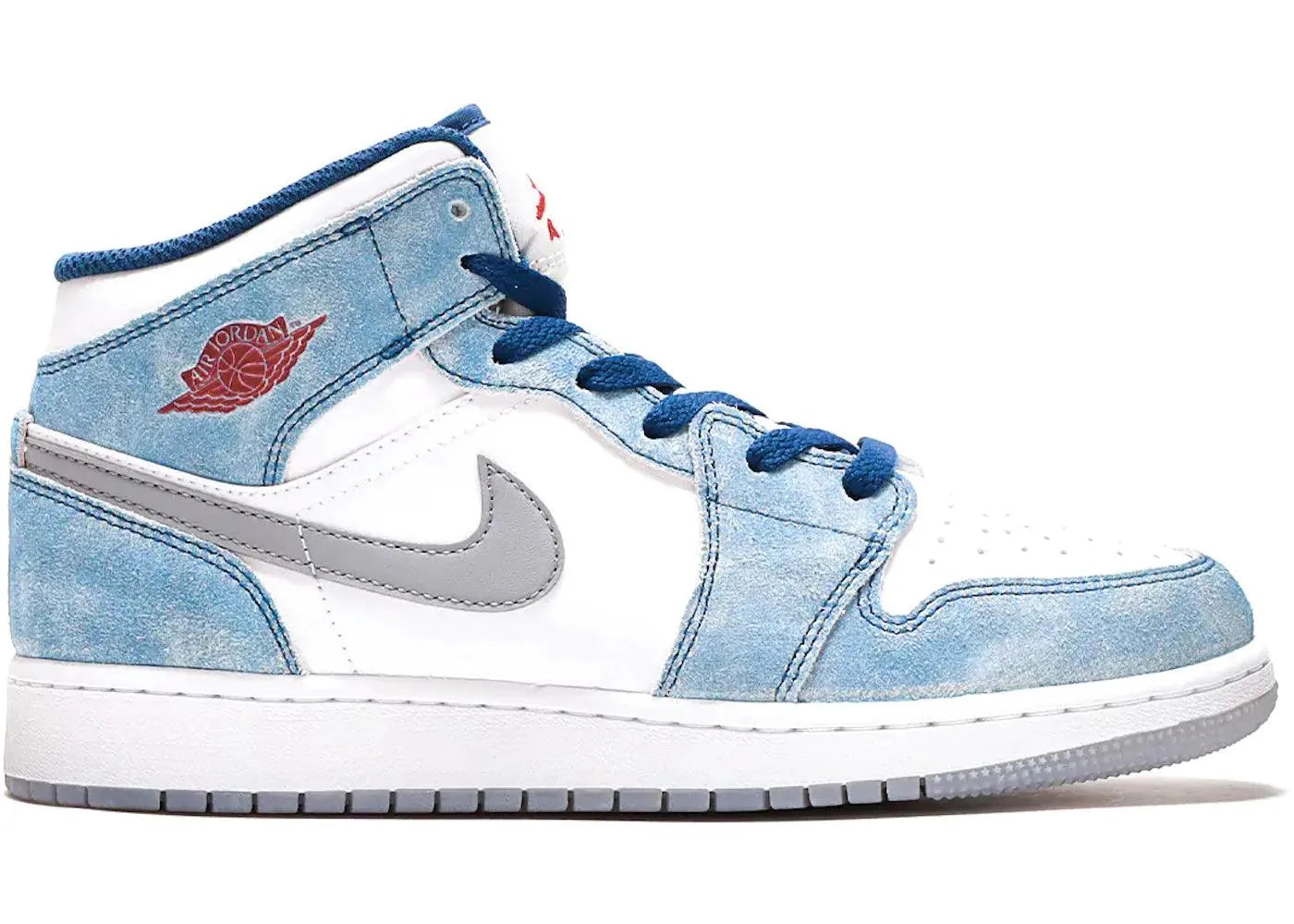 jordan 1 mid se french blue light steel (gs), sneakers,dr6235-401, Air Jordan 1 Mid, 1, 196148842128,