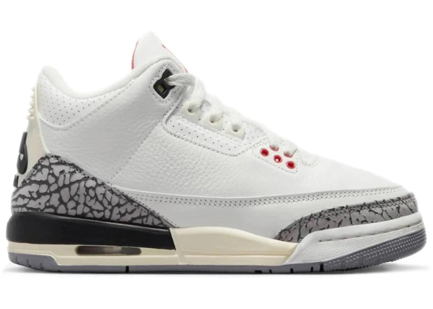 Jordan 3 white white hotsell