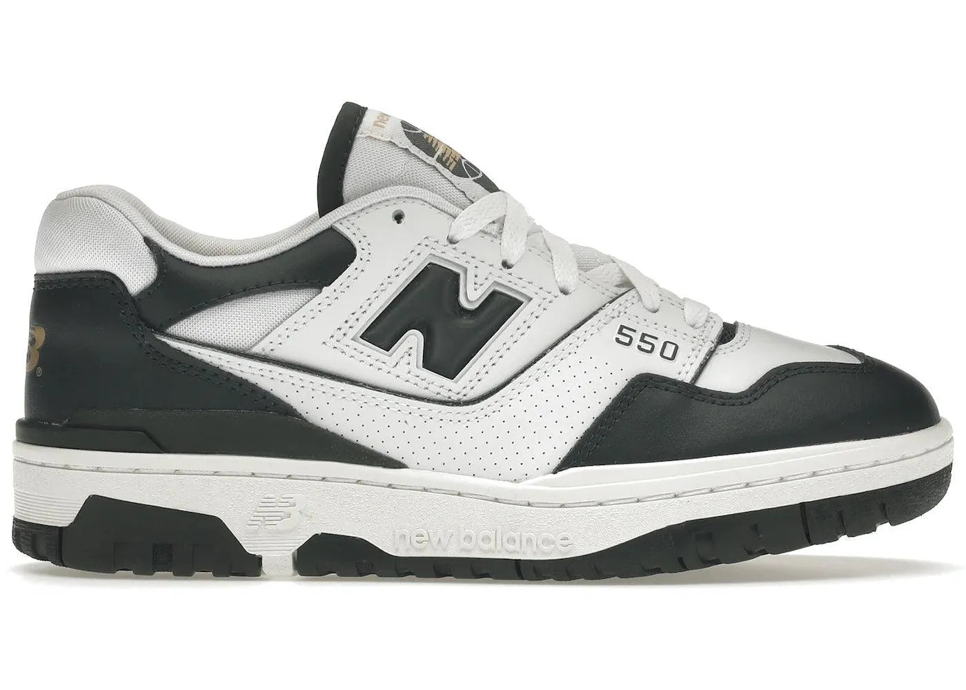 new balance 550 white dark green, sneakers,bb550gz1, New Balance 550, 1, 196071177007,
