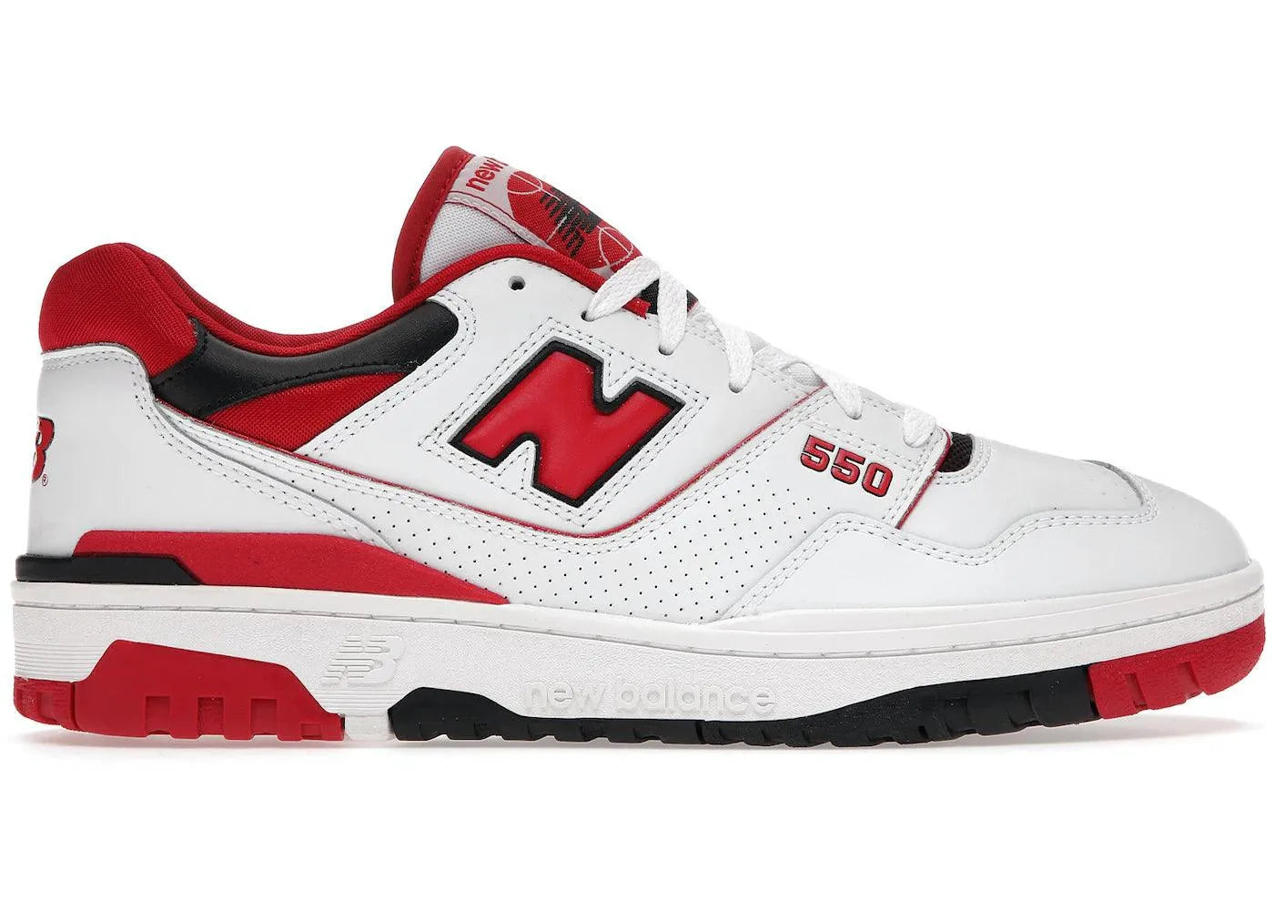 new balance 550 white red, sneakers,bb550se1, New Balance 550, 1, 194768754128,