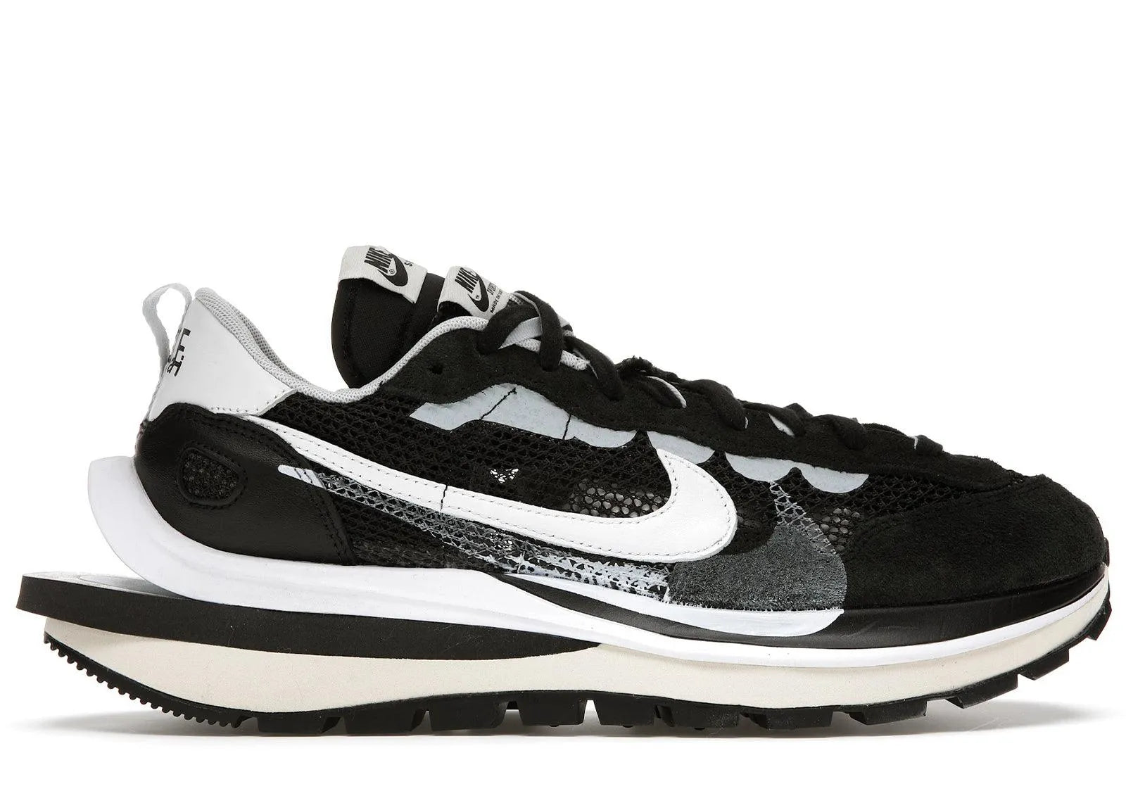 Nike Vaporwaffle Sacai Black White, sneakers,CV1363-001, Nike x Sacai, 1, ,